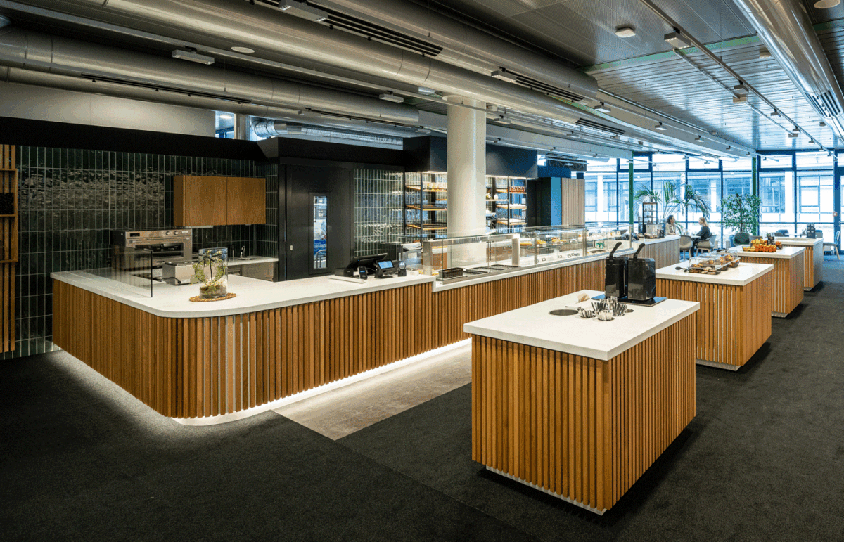 Baristabar und Selbstbedienungs-Shop bei DATEV IV in Nürnberg